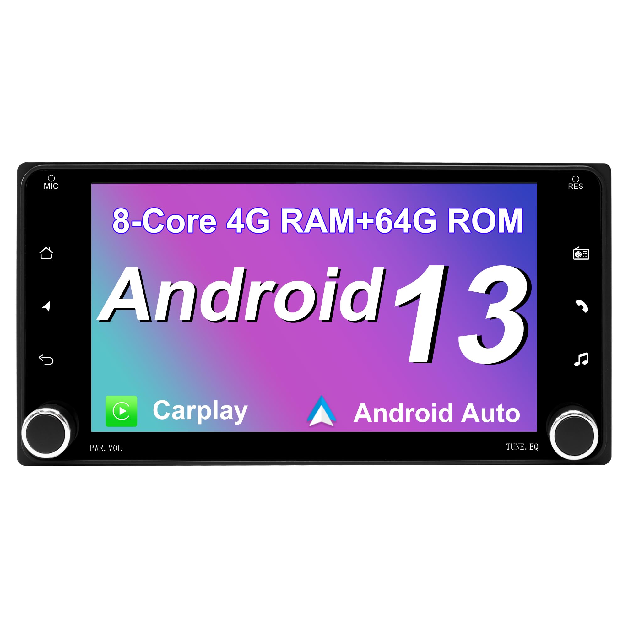 Amazon.com: Radio for RAV4: 4+64G Car Stereo with Bluetooth AM FM